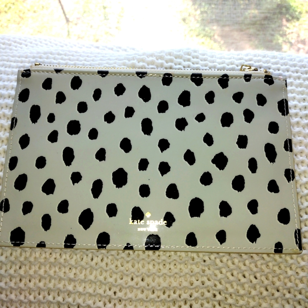 Kate Spade spotty dot storage pouch